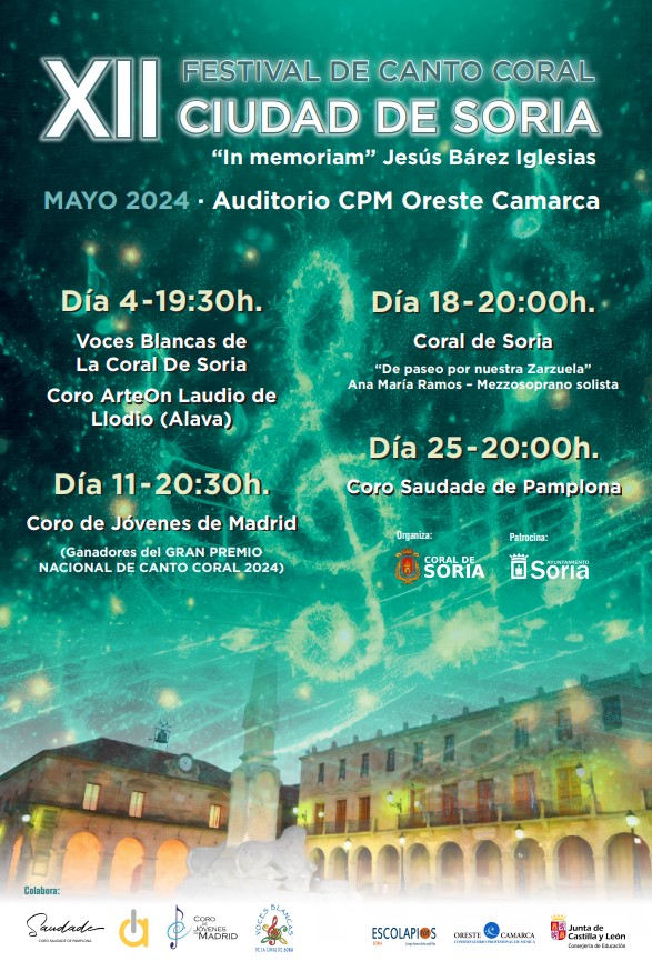 XII Festival de canto coral ciudad de Soria